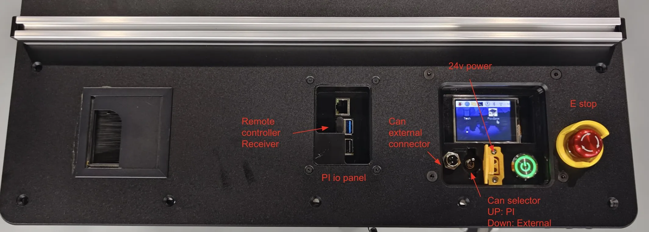 Flow Base control panel