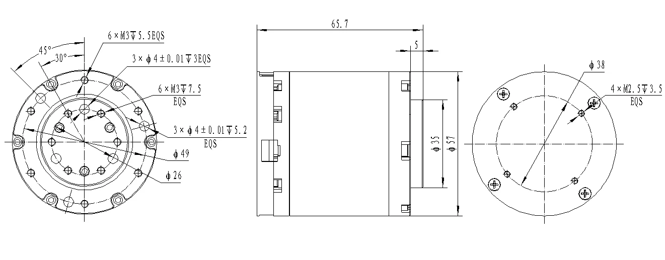 GF43X40-16 detailed drawing