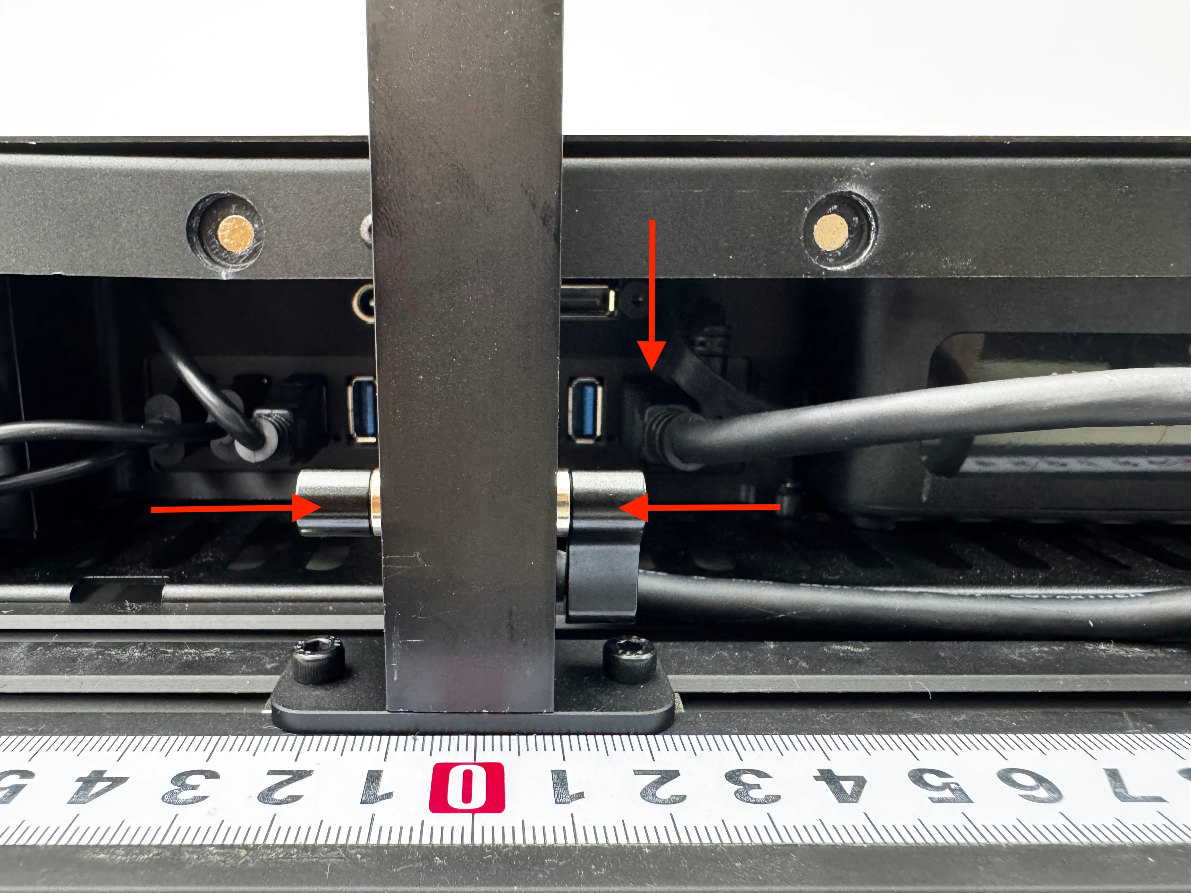 Step 2: Route side camera cables to Mini PC